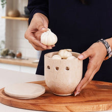 Load image into Gallery viewer, garlic storage, garlic container , garlic holder
