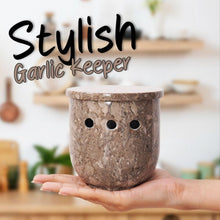 Load image into Gallery viewer, garlic storage, garlic container , garlic holder
