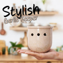 Load image into Gallery viewer, garlic storage, garlic container , garlic holder
