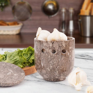 garlic storage, garlic container , garlic holder