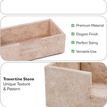 Load image into Gallery viewer, Radicaln Marble Tissue Box Cover Rectangle for Bathroom &amp; Office Desk 10 in Handmade,Tissue Holder for Bathroom &amp; Vanity Counter Decor, Napkin Holder, Felt Base Protection, Gift Ready
