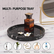 Load image into Gallery viewer, marble serving tray, bathroom tray, coffee table tray, decorative tray
