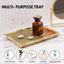 Load image into Gallery viewer, marble serving tray, bathroom tray, coffee table tray, decorative tray
