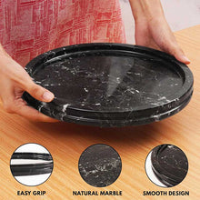 Load image into Gallery viewer, marble serving tray, bathroom tray, coffee table tray, decorative tray
