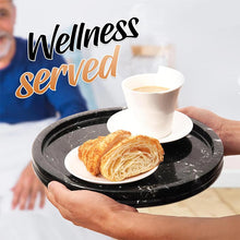Load image into Gallery viewer, marble serving tray, bathroom tray, coffee table tray, decorative tray
