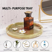 Load image into Gallery viewer, marble serving tray, bathroom tray, coffee table tray, decorative tray
