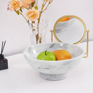  serving bowl, decorative bowl , marble fruit bowl