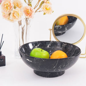  serving bowl, decorative bowl , marble fruit bowl