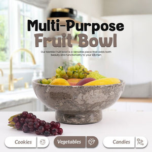  serving bowl, decorative bowl , marble fruit bowl