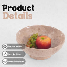 Load image into Gallery viewer,  serving bowl, decorative bowl , marble fruit bowl
