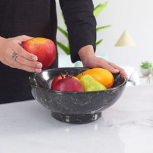 Load image into Gallery viewer,  serving bowl, decorative bowl , marble fruit bowl
