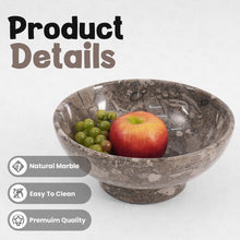 Load image into Gallery viewer,  serving bowl, decorative bowl , marble fruit bowl
