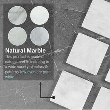 Load image into Gallery viewer, Handmade Marble Set of 6 Kitchen Square Coaster Plates
