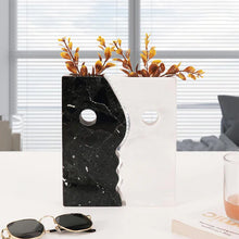 Load image into Gallery viewer, vase, flower vase, vase décor, marble vase, 
