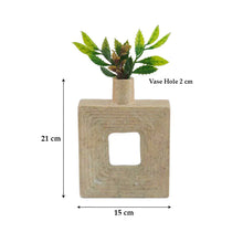 Load image into Gallery viewer, vase, flower vase, vase décor, travertine  vase
