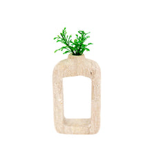Load image into Gallery viewer, vase, flower vase, vase décor, travertine  vase
