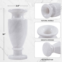 Load image into Gallery viewer, vase, flower vase, vase décor, marble vase
