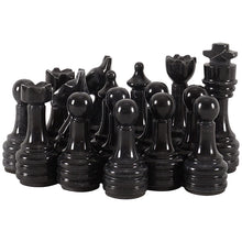 Load image into Gallery viewer, Handmade Black and Coral Premium Quality Chess Figures
