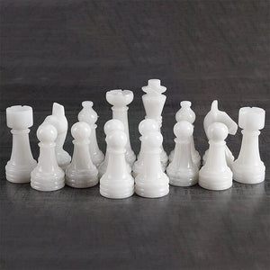 RADICALn Marble Oceanic and White Chess Figures