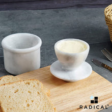 Load image into Gallery viewer, Butter Dish with Knife Handmade marble Butter Storage Container
